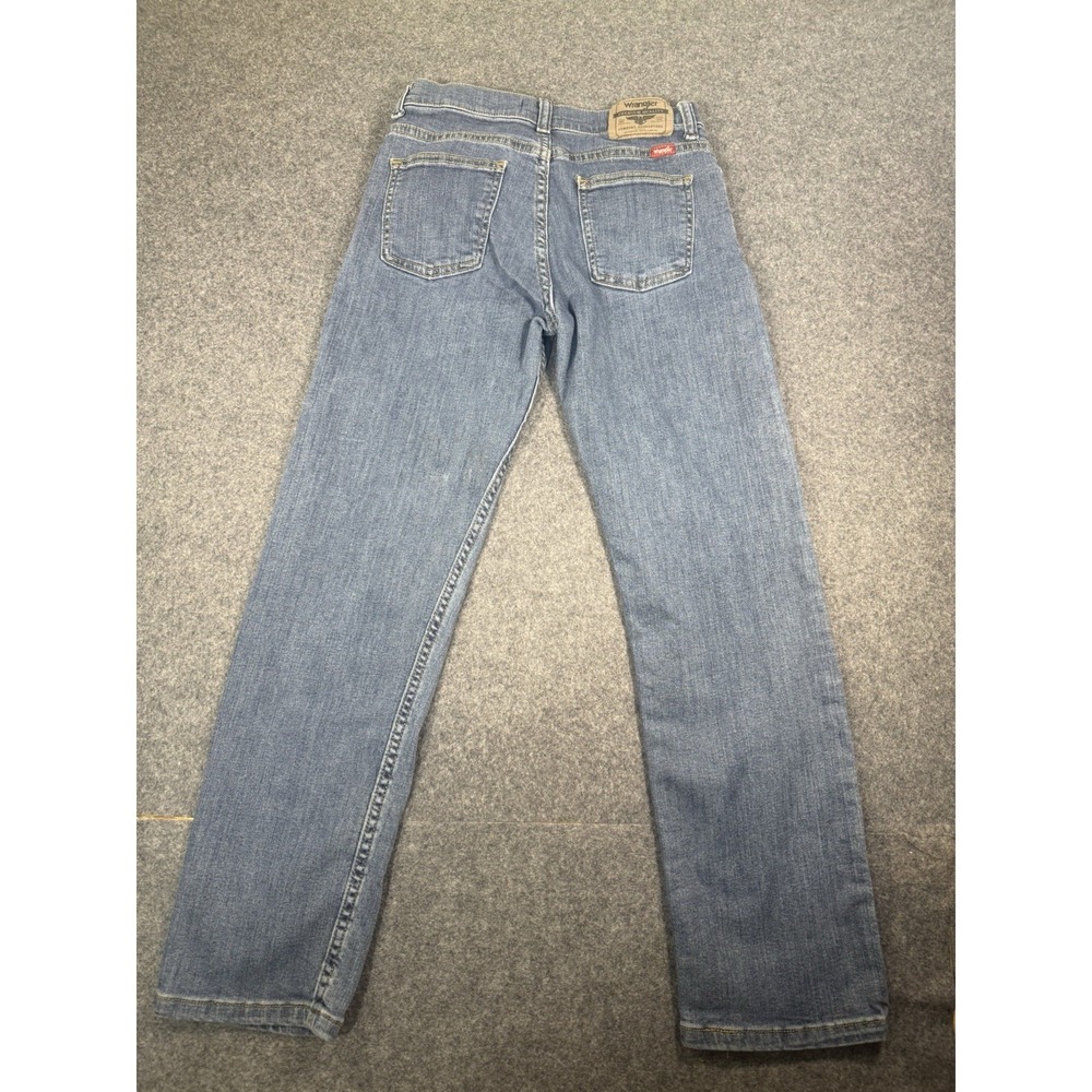 Wrangler Boys Classic Straight Jeans Size 14 Slim - Picture 11 of 12